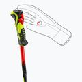 Bastoncini da sci bambini LEKI WCR Evo Lite SL TR bright red/black/neon yellow 6