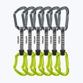 EDELRID Pure Set da 6 pezzi per arrampicata express. 10 cm ardesia/oasi