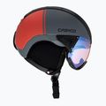 CASCO casco da sci SP-2 Photomatic Visiera strutturata grigio arsenico/rosso 4