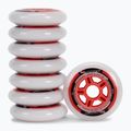 Powerslide PS One Distanziali/Cuscinetti 90 mm/82A 8 pezzi ruote rollerblade rosse con cuscinetti. 2