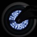 Ruota Powerslide Graphix sinistra 125 mm/85A bianca per rollerblade 3