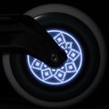Ruota Powerslide Graphix sinistra 125 mm/85A bianca per rollerblade 5