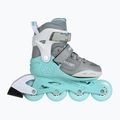 Pattini a rotelle per bambini Powerslide Rocket grigio/teal 10