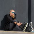 Pattini a rotelle Powerslide Imperial One 80 nero/giallo da uomo 9