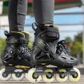 Pattini a rotelle Powerslide Imperial One 80 nero/giallo da uomo 10