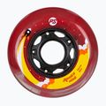 Ruote per rollerblade Powerslide Adventure per bambini 76/82A 4 pezzi rosso nuvola