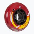 Ruote per rollerblade Powerslide Adventure per bambini 76/82A 4 pezzi rosso nuvola 2