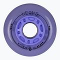 Ruote per pattini in linea Powerslide Neons LED 72 mm/85A 4 pcs. lilac