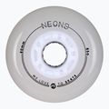 Ruote per pattini in linea Powerslide Neons LED 80 mm/85A 4 pcs. white
