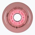 Ruote per pattini in linea Powerslide Neons LED 80 mm/85A 4 pcs. rose