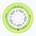 Ruote per pattini in linea Powerslide Neons LED 84 mm/85A 4 pcs. green
