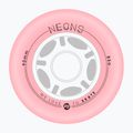 Ruote per pattini in linea Powerslide Neons LED 90 mm/85 A 4 pcs. rose
