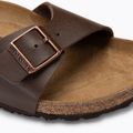 BIRKENSTOCK Madrid BF Narrow Ciabatte marrone scuro 7