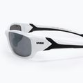 Occhiali da sole UVEX Sportstyle 211 bianco nero/litemirror argento 4