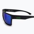 Occhiali da sole UVEX Lgl 29 nero opaco/verde specchio 4