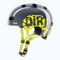 Casco da bici per bambini UVEX Kid 3 dirtbike grigio/lime 8