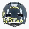 Casco da bici per bambini UVEX Kid 3 dirtbike grigio/lime 10