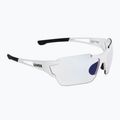 Occhiali da sole UVEX Sportstyle 803 Race V bianco/litemirror blu