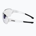 Occhiali da sole UVEX Sportstyle 803 Race V bianco/litemirror blu 4