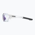 Occhiali da sole UVEX Sportstyle 803 Race V bianco/litemirror blu 7