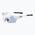 Occhiali da sole UVEX Sportstyle 803 Race S V bianco/litemirror blu 5