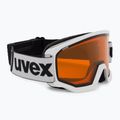 Occhiali da sci UVEX Athletic LGL bianco/oro lite rosa