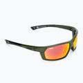 Occhiali da sole UVEX Sportstyle 225 verde oliva opaco/argento specchiato