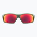 Occhiali da sole UVEX Sportstyle 225 verde oliva opaco/argento specchiato 6