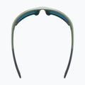 Occhiali da sole UVEX Sportstyle 225 verde oliva opaco/argento specchiato 8