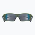 Occhiali da sole UVEX Sportstyle 225 verde oliva opaco/argento specchiato 9