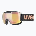Occhiali da sci UVEX Downhill 2000 S nero opaco/rosa specchiata colourvision giallo 8