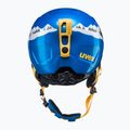 Casco da sci UVEX per bambini Manic blue caterpillar 3