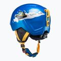 Casco da sci UVEX per bambini Manic blue caterpillar 7