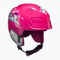 Casco da sci per bambini UVEX Manic pink penguin