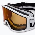 UVEX occhiali da sci G.gl 3000 P bianco opaco/polavision marrone chiaro 5