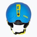 Casco da sci per bambini UVEX Manic Pro blu/lime opaco 3