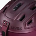 Casco da sci UVEX Fierce berry opaco 7