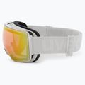 Occhiali da sci UVEX Compact V bianco/specchio arcobaleno variomatic 4