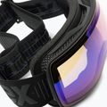 Occhiali da sci UVEX Compact V nero opaco/blu specchiato variomatic 5