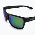 Occhiali da sole UVEX Lgl 36 CV nero opaco/colorvision verde a specchio 5