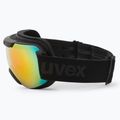 UVEX Downhill 2000 FM occhiali da sci nero mat/rosa arcobaleno 4