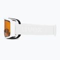UVEX occhiali da sci Saga To bianco lucido/rosa specchiato/oro lite/chiaro 5