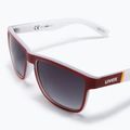 Occhiali da sole UVEX Lgl 39 red mat white/litemirror silver degrade 5