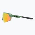 Occhiali da sole UVEX Sportstyle 227 oliva opaco/rosso specchiato 7