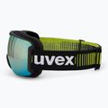 UVEX Downhill 2100 CV Race occhiali da sci nero opaco/specchio oro chiaro 4