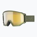 UVEX Athletic FM croco opaco/specchio oro lasergold lite occhiali da sci 6