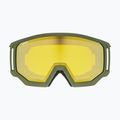 UVEX Athletic FM croco opaco/specchio oro lasergold lite occhiali da sci 7