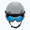 Casco da sci UVEX Wanted Visor rhino matt/mirror blue/smoke 2
