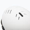Casco da sci per bambini UVEX Rocket Visor Jr white/black matt/mirror blue/smoke 9