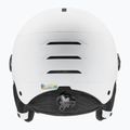 Casco da sci per bambini UVEX Rocket Visor Jr white/black matt/mirror blue/smoke 3